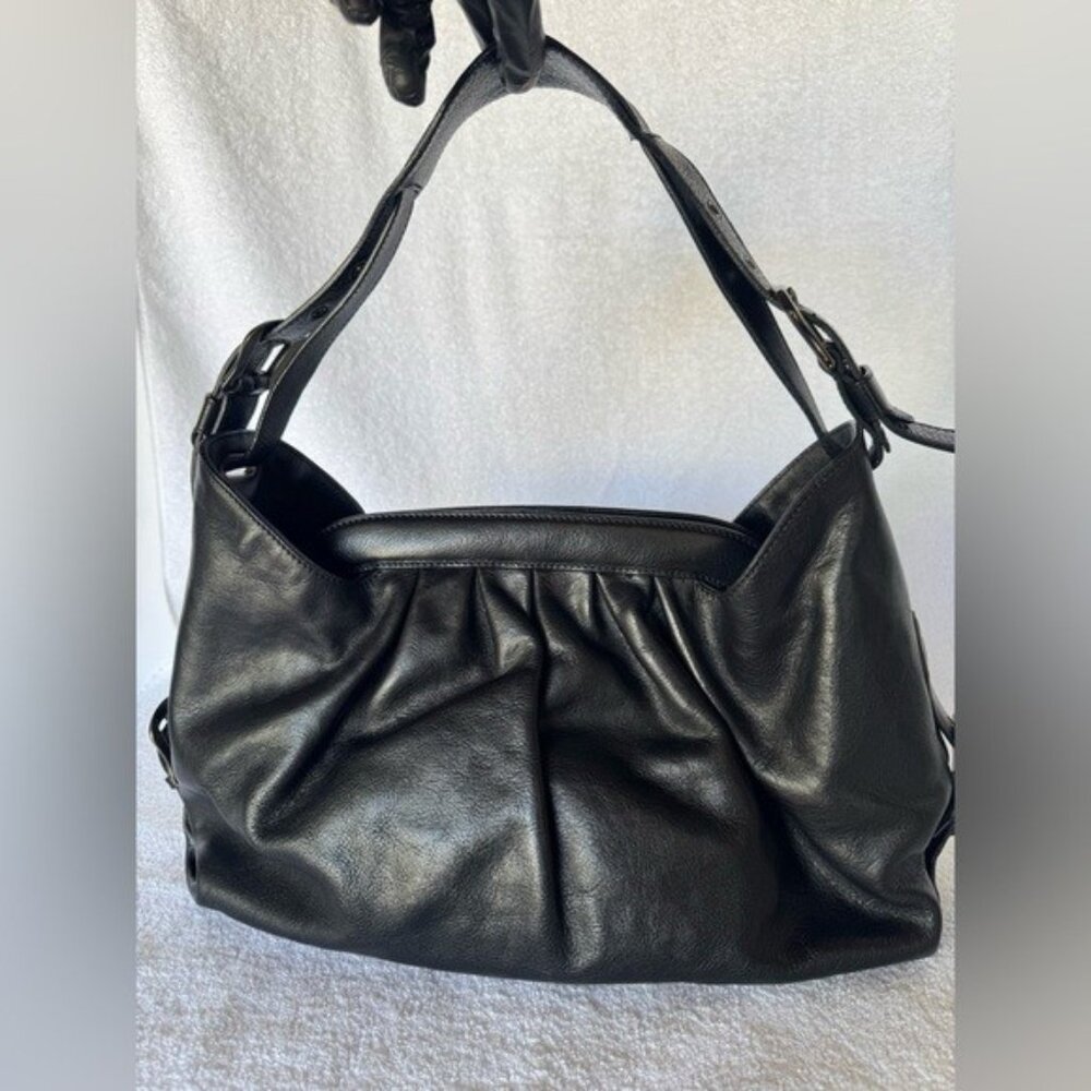 FENDI "BORSA" Leather Shoulder Doctor's Style Bag-EXCELLENT CONDITION
